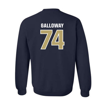 Georgia Tech - NCAA Football : Benjamin Galloway - Classic Shersey Crewneck Sweatshirt-1