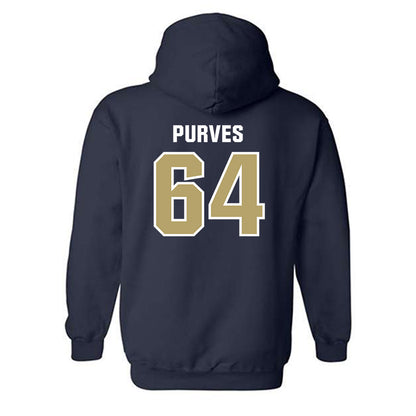 Georgia Tech - NCAA Football : Ryan Purves - Classic Shersey Hooded Sweatshirt-1