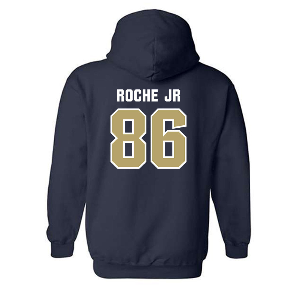 Georgia Tech - NCAA Football : Kevin Roche Jr - Classic Shersey Hooded Sweatshirt-1