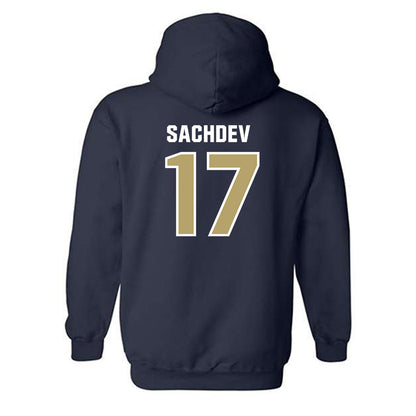 Georgia Tech - NCAA Men's Tennis : Rohan Sachdev - Classic Shersey Hooded Sweatshirt-1