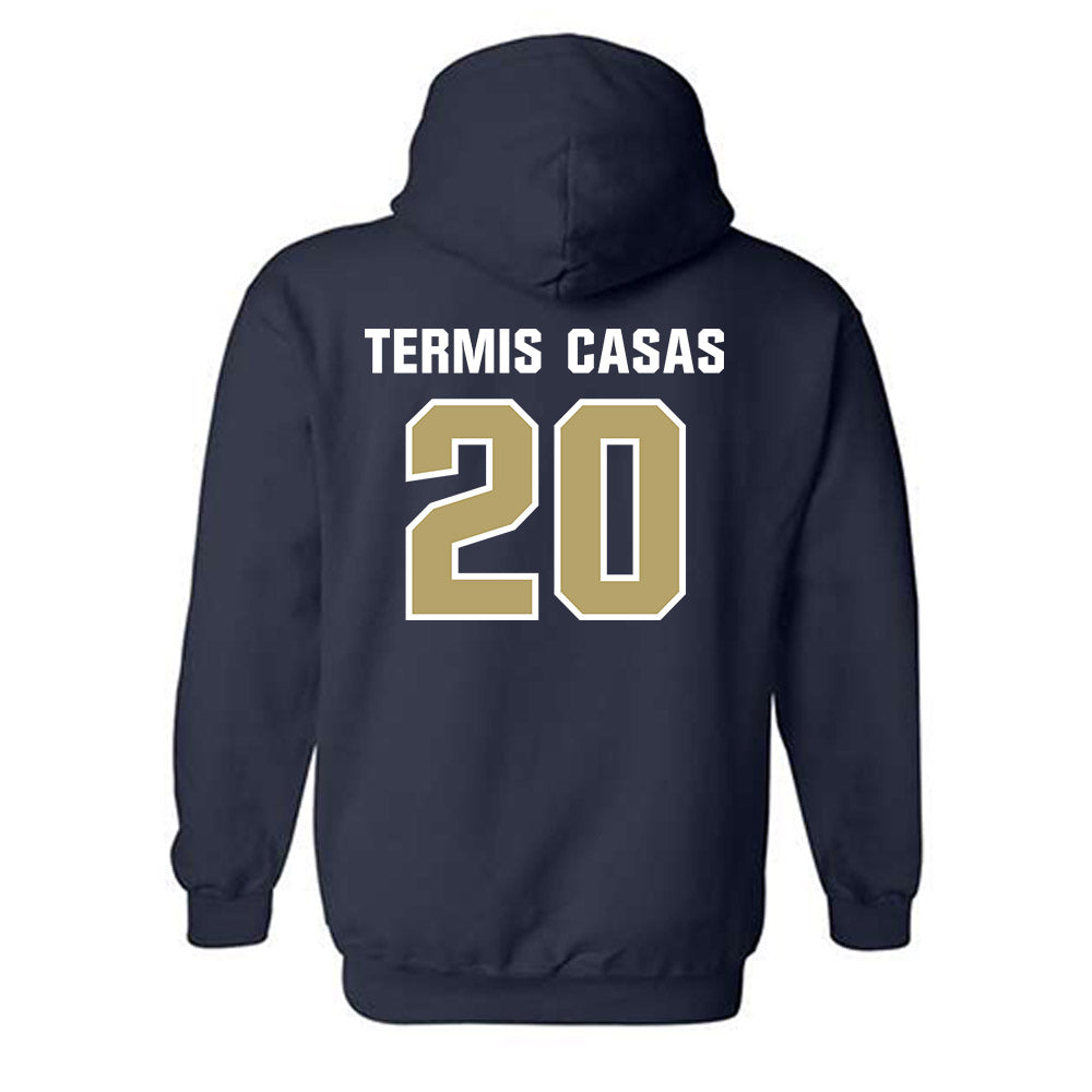 Georgia Tech - NCAA Women's Basketball : Ariadna Termis Casas - Classic Shersey Hooded Sweatshirt-1