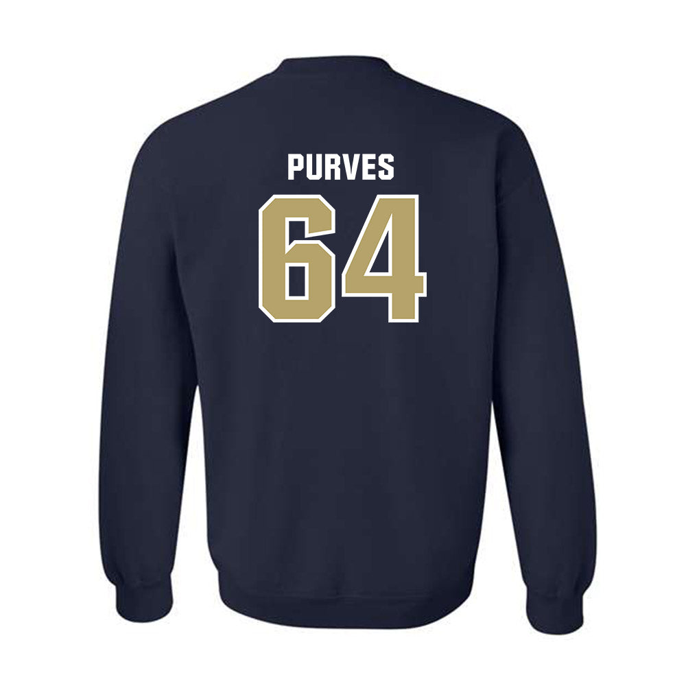 Georgia Tech - NCAA Football : Ryan Purves - Classic Shersey Crewneck Sweatshirt-1