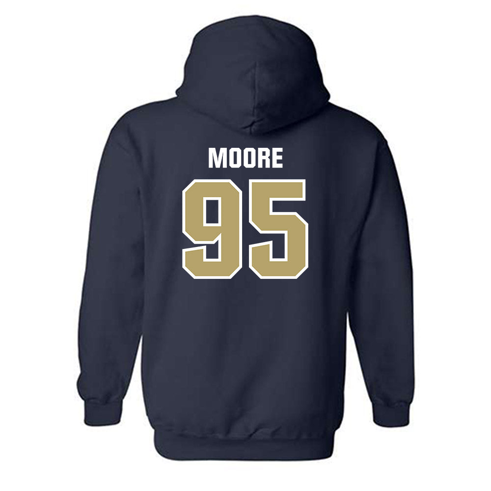 Georgia Tech - NCAA Football : Jason Moore - Classic Shersey Hooded Sweatshirt-1