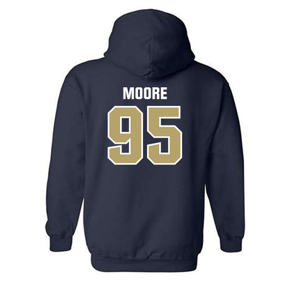 Georgia Tech - NCAA Football : Jason Moore - Classic Shersey Hooded Sweatshirt-1