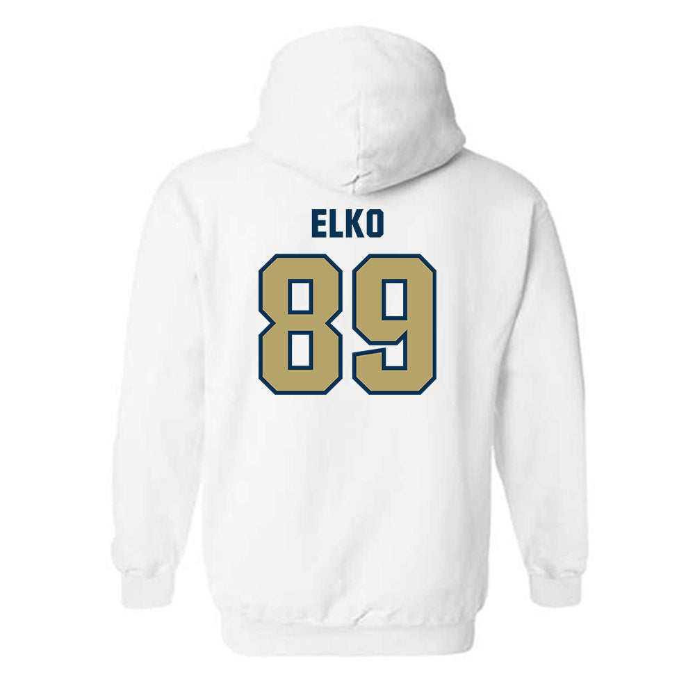 Georgia Tech - NCAA Football : Chris Elko - Classic Shersey Hooded Sweatshirt-1