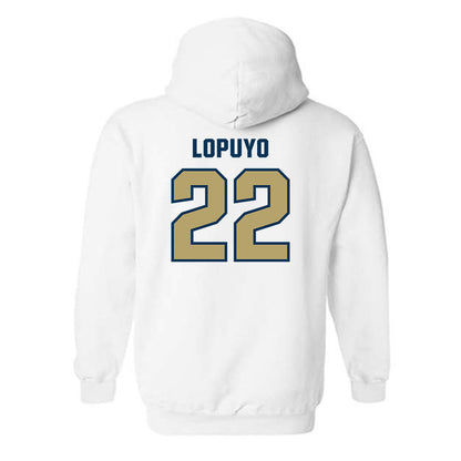 Georgia Tech - NCAA Women's Volleyball : Ital Lopuyo - Classic Shersey Hooded Sweatshirt-1