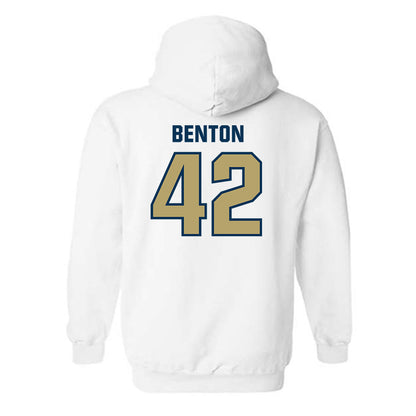 Georgia Tech - NCAA Football : Will Benton - Classic Shersey Hooded Sweatshirt-1