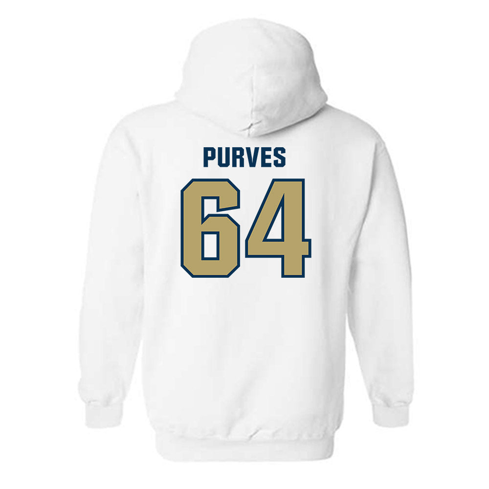 Georgia Tech - NCAA Football : Ryan Purves - Classic Shersey Hooded Sweatshirt-1