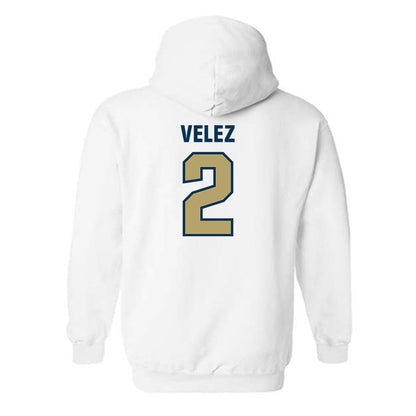 Georgia Tech - NCAA Women's Volleyball : Sofia Velez - Classic Shersey Hooded Sweatshirt-1