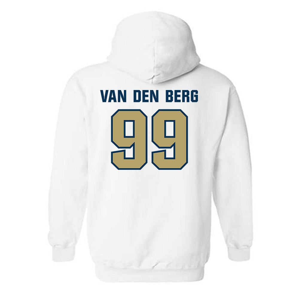 Georgia Tech - NCAA Football : Jordan van den Berg - Classic Shersey Hooded Sweatshirt-1