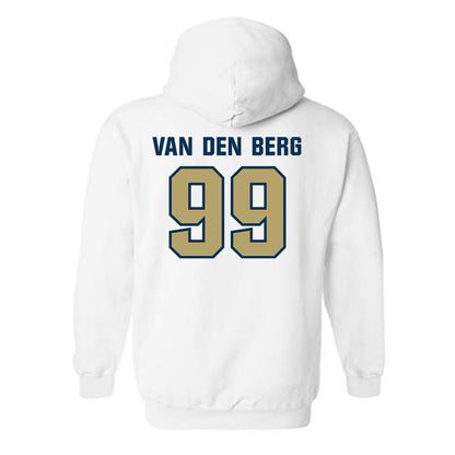 Georgia Tech - NCAA Football : Jordan van den Berg - Classic Shersey Hooded Sweatshirt-1