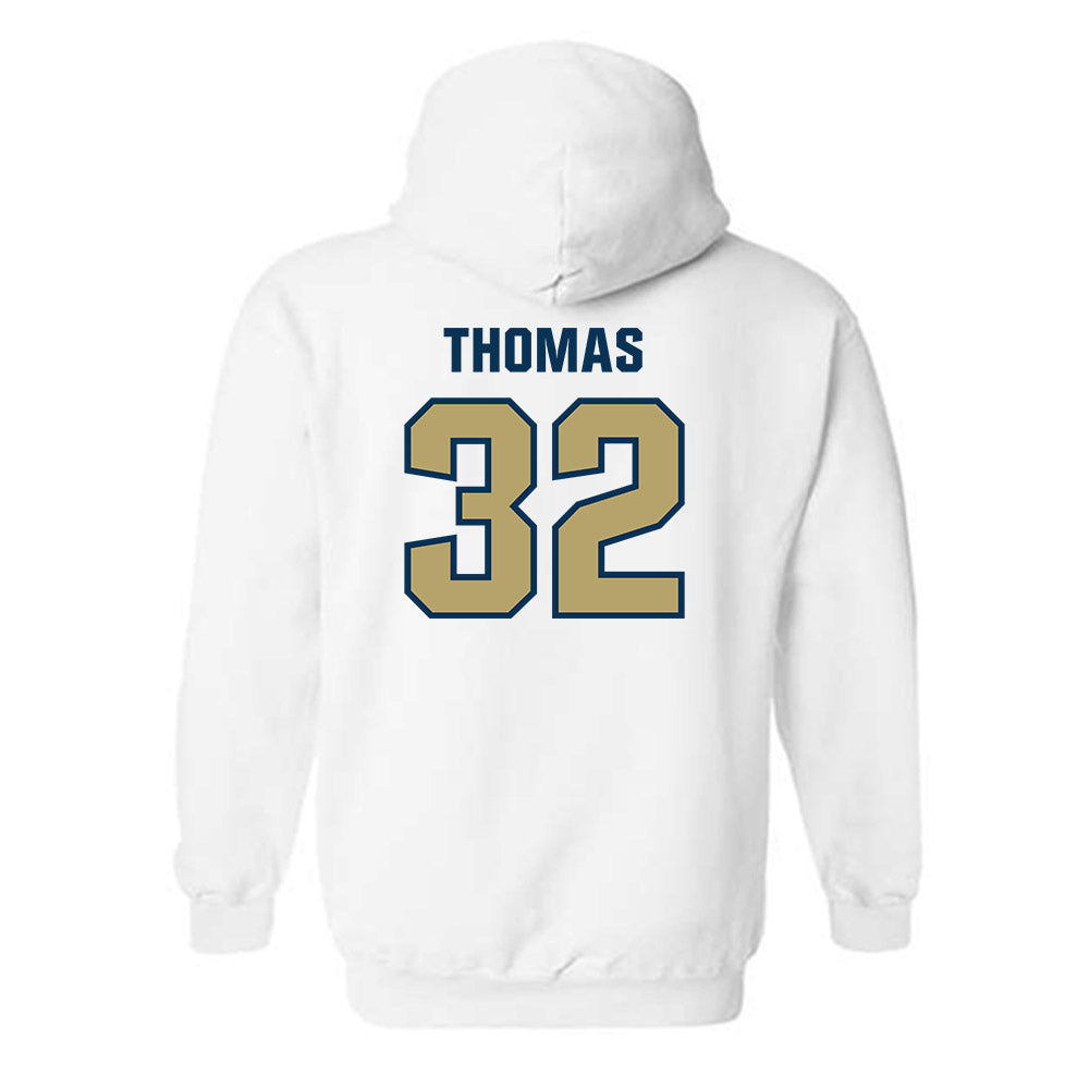 Georgia Tech - NCAA Women's Basketball : D'Asia Thomas - Classic Shersey Hooded Sweatshirt-1