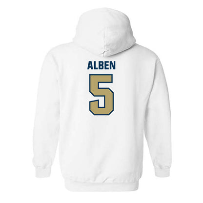 Georgia Tech - NCAA Women's Basketball : Catherine Alben - Classic Shersey Hooded Sweatshirt-1
