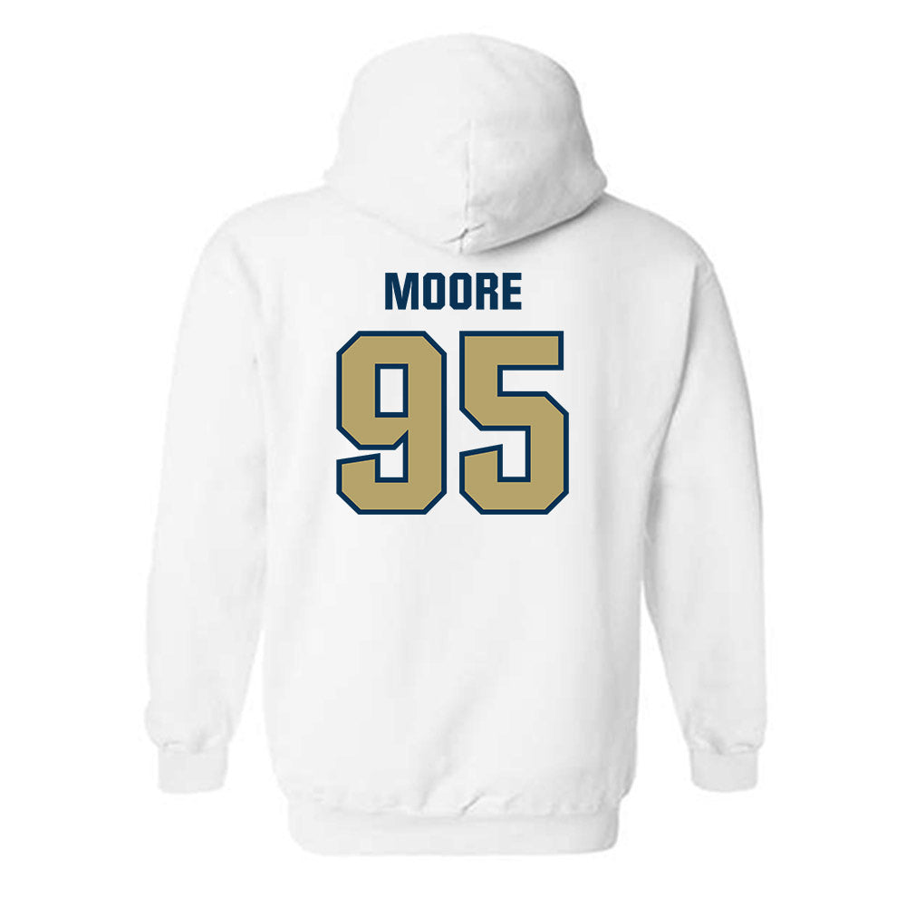 Georgia Tech - NCAA Football : Jason Moore - Classic Shersey Hooded Sweatshirt-1