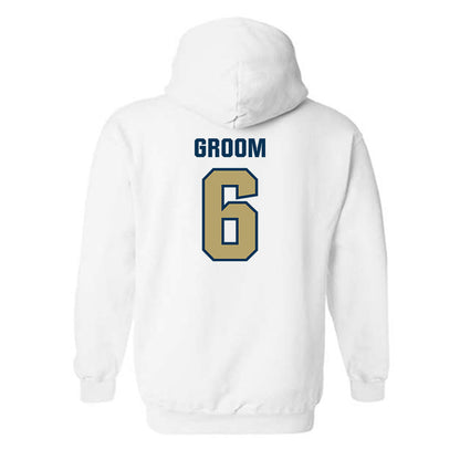 Georgia Tech - NCAA Women's Volleyball : Anika Groom - Classic Shersey Hooded Sweatshirt-1