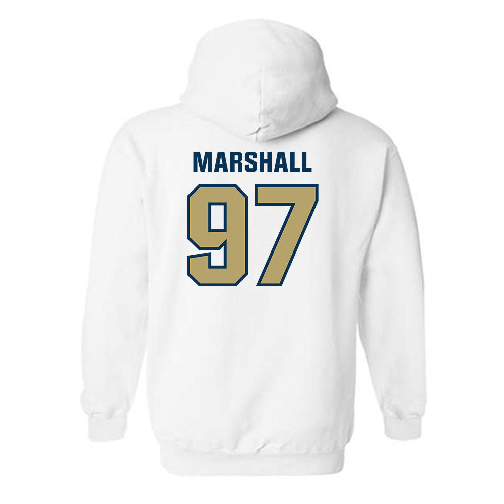 Georgia Tech - NCAA Football : Landen Marshall - Classic Shersey Hooded Sweatshirt-1
