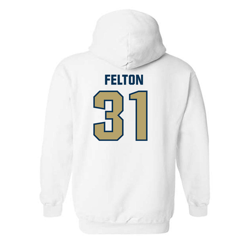Georgia Tech - NCAA Football : Fenix Felton - Classic Shersey Hooded Sweatshirt-1