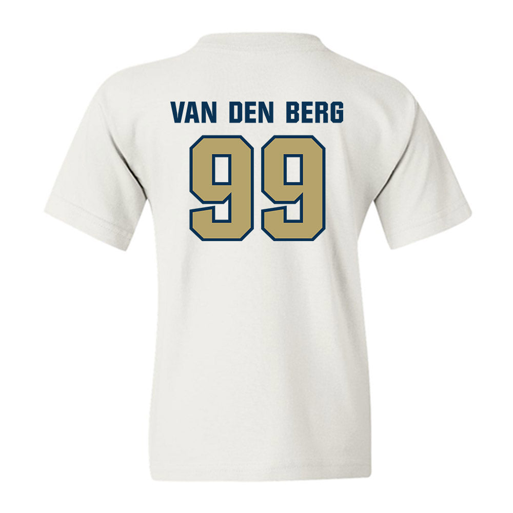 Georgia Tech - NCAA Football : Jordan van den Berg - Classic Shersey Youth T-Shirt-1