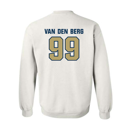 Georgia Tech - NCAA Football : Jordan van den Berg - Classic Shersey Crewneck Sweatshirt-1