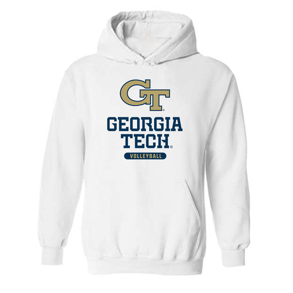 Georgia Tech - NCAA Women's Volleyball : Liv Mogridge - Classic Shersey Hooded Sweatshirt-0