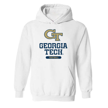 Georgia Tech - NCAA Football : Jayden Barr - Classic Shersey Hooded Sweatshirt-0