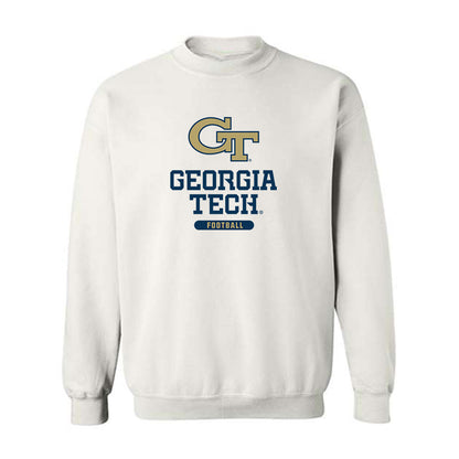 Georgia Tech - NCAA Football : Fenix Felton - Classic Shersey Crewneck Sweatshirt-0