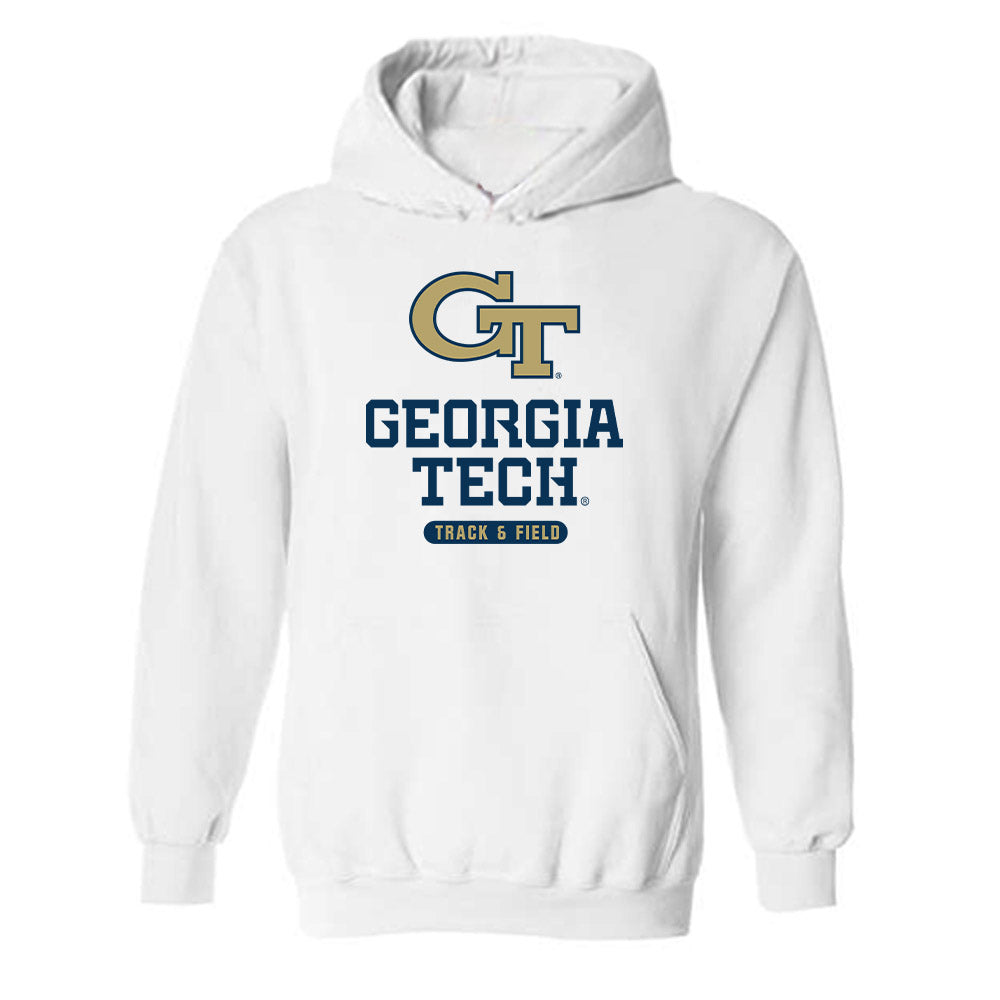 Georgia Tech - NCAA Men's Track & Field : Aaron Jones - Classic Shersey Hooded Sweatshirt-0