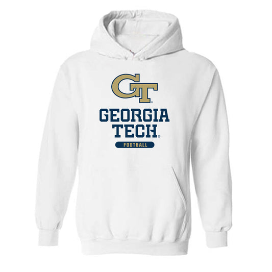 Georgia Tech - NCAA Football : Ben Guthrie - Classic Shersey Hooded Sweatshirt-0