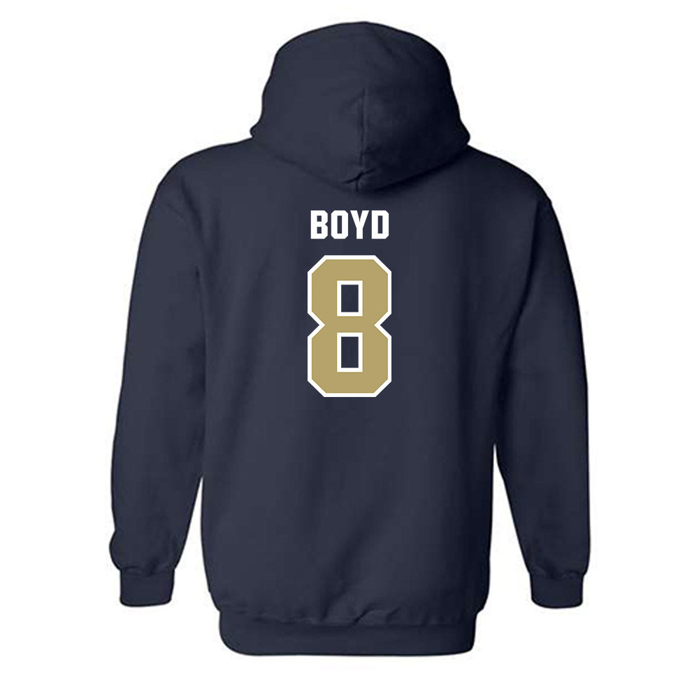 Georgia Tech - NCAA Football : Jordan Boyd - Classic Shersey Hooded Sweatshirt-1
