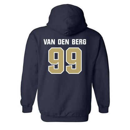 Georgia Tech - NCAA Football : Jordan van den Berg - Classic Shersey Hooded Sweatshirt