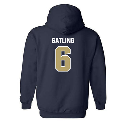 Georgia Tech - NCAA Football : Debron Gatling - Classic Shersey Hooded Sweatshirt-1