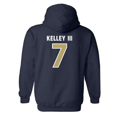 Georgia Tech - NCAA Men's Basketball : Chas Kelley III - Classic Shersey Hooded Sweatshirt-1