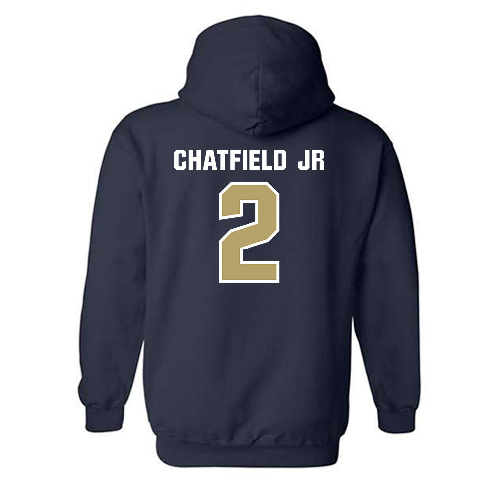Georgia Tech - NCAA Men's Basketball : Eric Chatfield Jr - Classic Shersey Hooded Sweatshirt-1