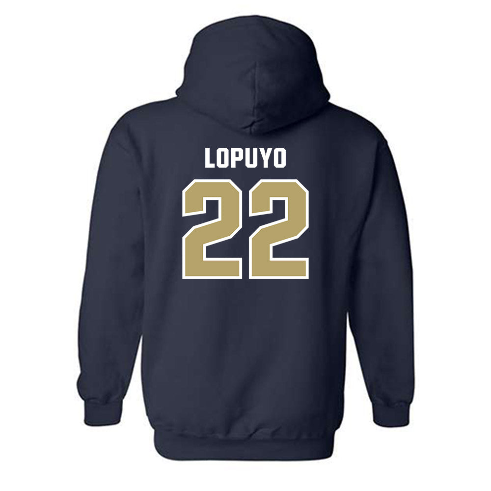 Georgia Tech - NCAA Women's Volleyball : Ital Lopuyo - Classic Shersey Hooded Sweatshirt-1