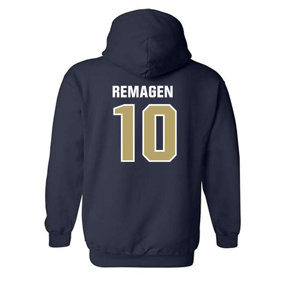 Georgia Tech - NCAA Men's Basketball : Davi Remagen - Classic Shersey Hooded Sweatshirt-1