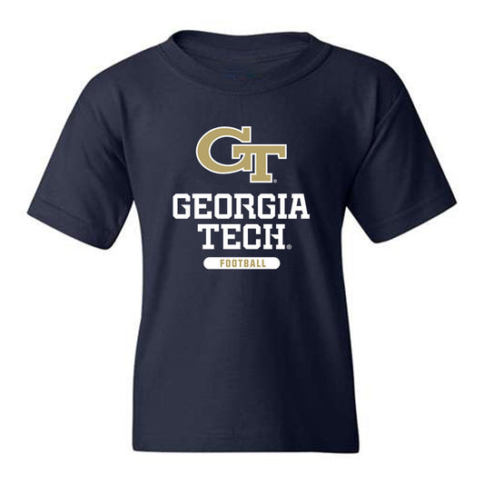 Georgia Tech - NCAA Football : David Shanahan - Classic Shersey Youth T-Shirt