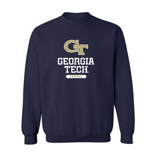 Georgia Tech - NCAA Football : David Shanahan - Classic Shersey Crewneck Sweatshirt