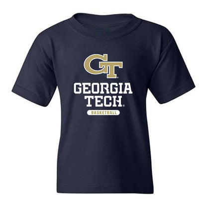 Georgia Tech - NCAA Men's Basketball : Akai Fleming - Classic Shersey Youth T-Shirt-0