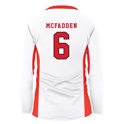NC State - NCAA Women's Volleyball : Hailey McFadden - White Volleyball Jersey-1