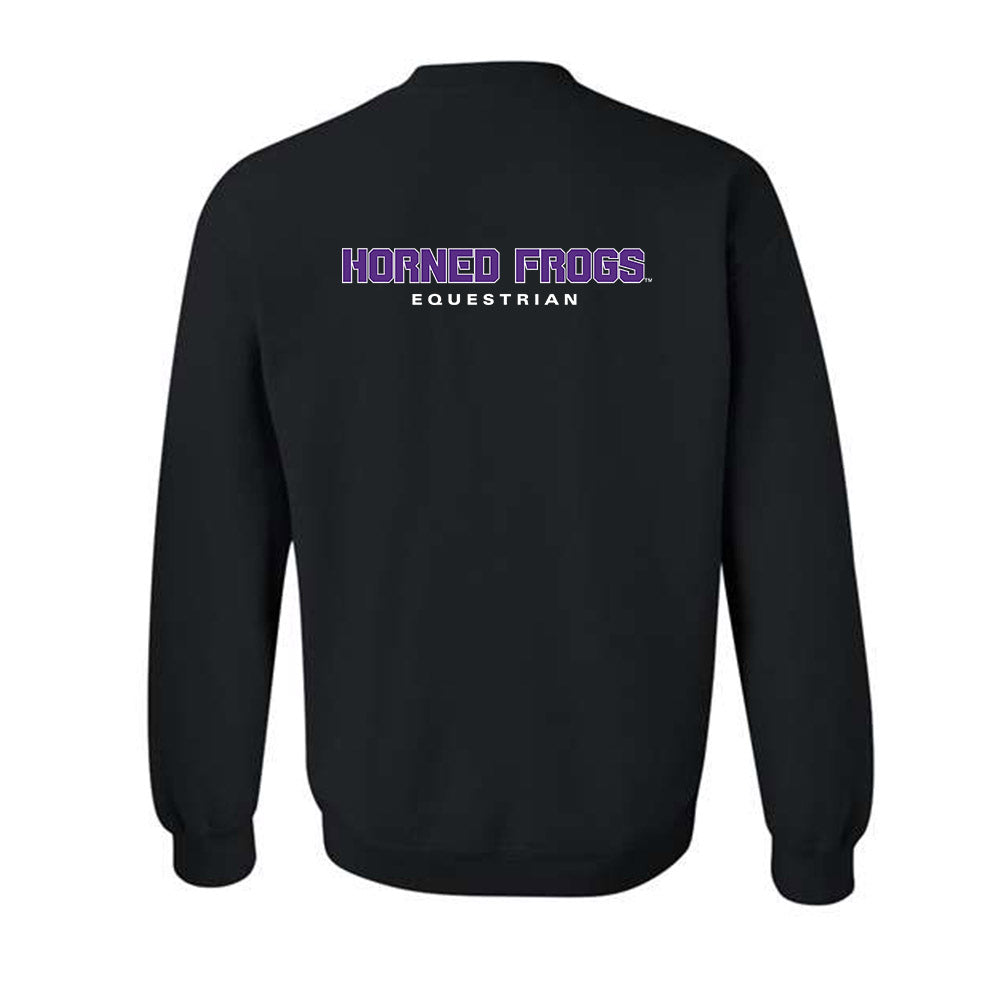 TCU - NCAA Equestrian : Victoria Zahorik - Classic Shersey Crewneck Sweatshirt