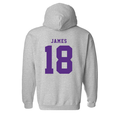 TCU - NCAA Baseball : Zack James - Classic Shersey Hooded Sweatshirt