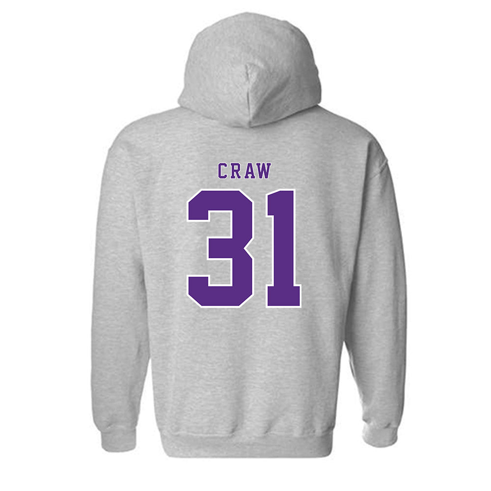 TCU - NCAA Football : Ethan Craw - Classic Shersey Hooded Sweatshirt