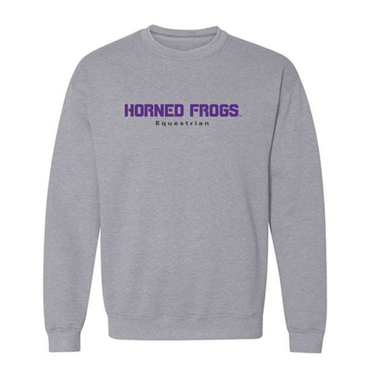 TCU - NCAA Equestrian : Victoria Zahorik - Classic Shersey Crewneck Sweatshirt