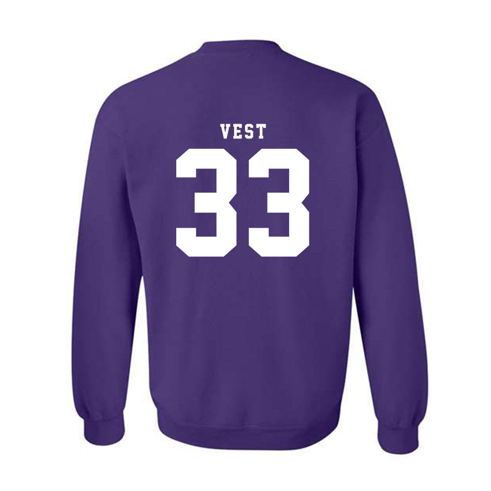 TCU - NCAA Women's Soccer : Grace Vest - Classic Shersey Crewneck Sweatshirt-5