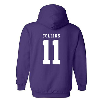 TCU - NCAA Men's Basketball : Frankie Collins - Classic Shersey Hooded Sweatshirt