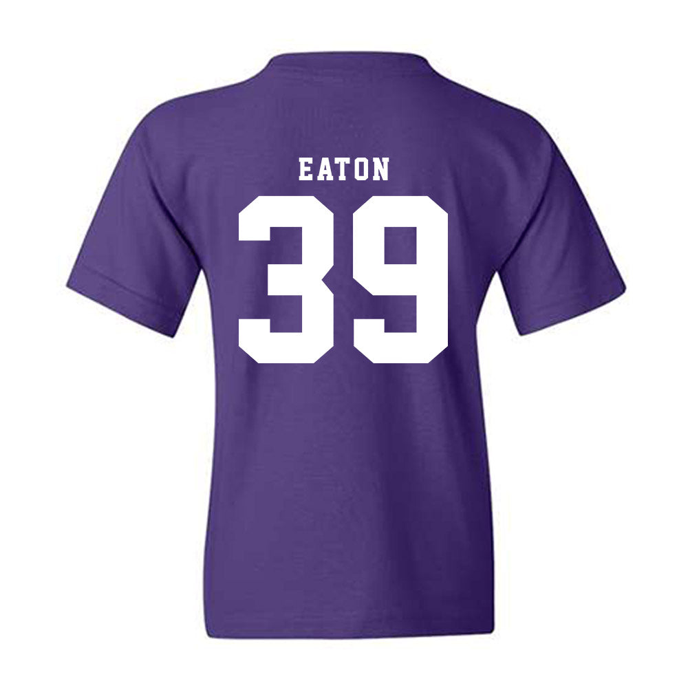 TCU - NCAA Baseball : Cole Eaton - Classic Shersey Youth T-Shirt-1