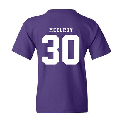 TCU - NCAA Men's Basketball : Drew McElroy - Classic Shersey Youth T-Shirt