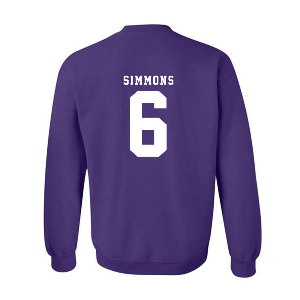 TCU - NCAA Men's Basketball : Ashton Simmons - Classic Shersey Crewneck Sweatshirt