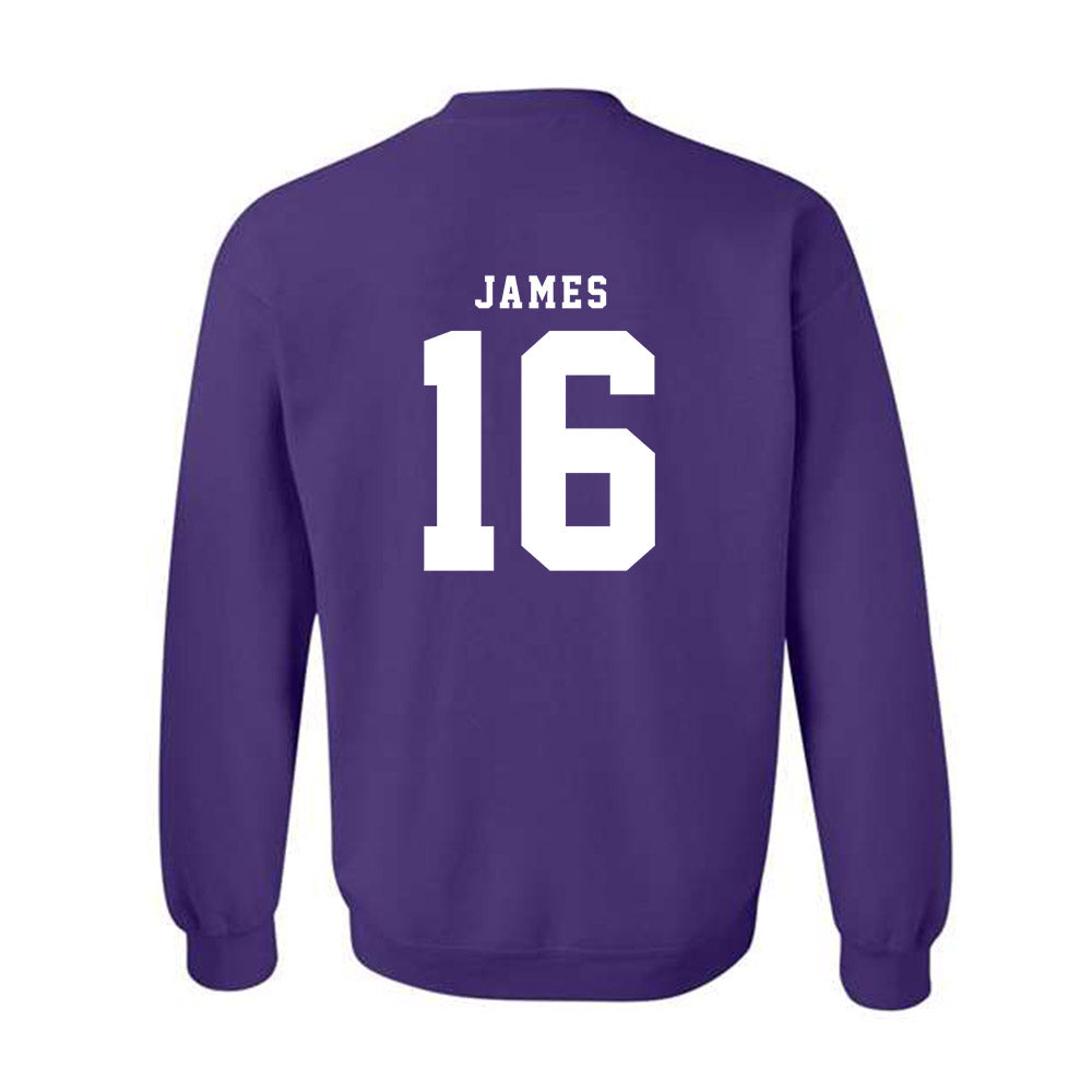 TCU - NCAA Football : Braylon James - Classic Shersey Crewneck Sweatshirt