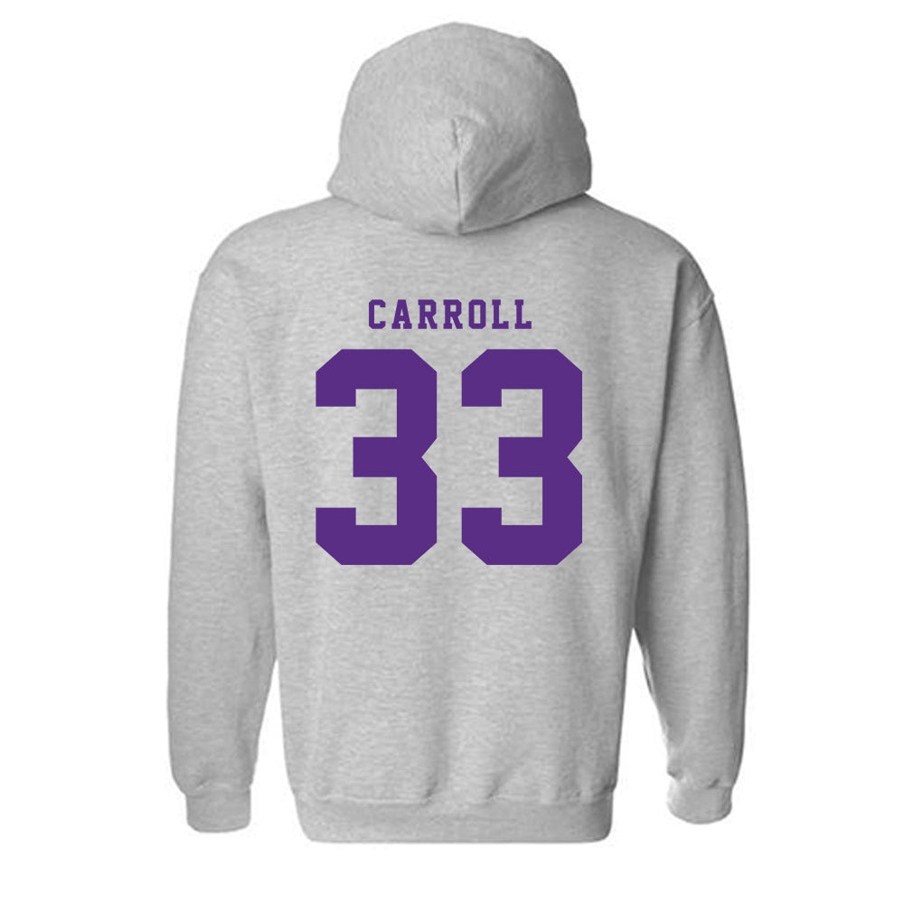 TCU - NCAA Football : Maxwell Carroll - Classic Shersey Hooded Sweatshirt-4